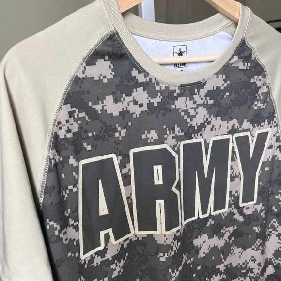 US ARMY Men’s Active Style S/S Camo Pattern Shirt Size M - Picture 8 of 10